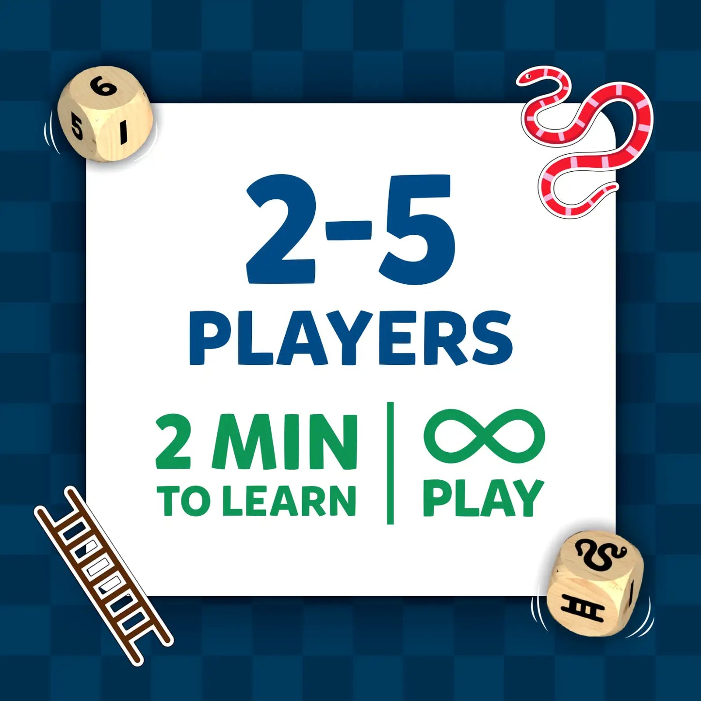 Snakes & Ladders | Magnetic & Customizable Board Game with a Twist (ages 4+)