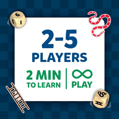 Snakes & Ladders | Magnetic & Customizable Board Game with a Twist (ages 4+)