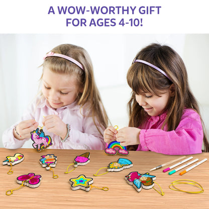 Children’s craft kit Aqua Puffs Princesses and Unicorns 3D Art Kit for kids ages 4+