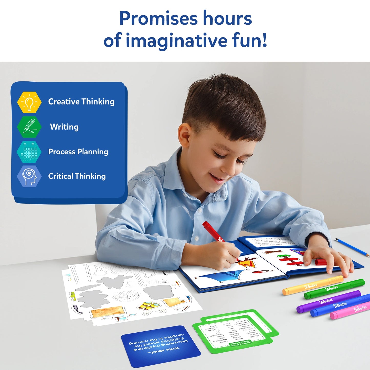 Child’s creative drawing kit from My Storybook Art Kit All My Adventures for ages 5-10