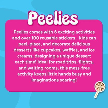 Peelies: Dessert Chef | Reusable Sticker Activity Book (ages 3-7)