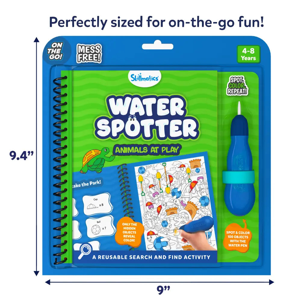 Water Spotter: Animals at Play | Reusable Search & Find Book (ages 4-8)