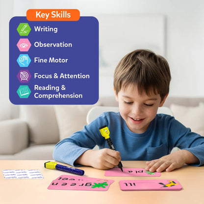 Spell Smarter | Spelling and Phonics Write & Wipe Cards (ages 4- 7)