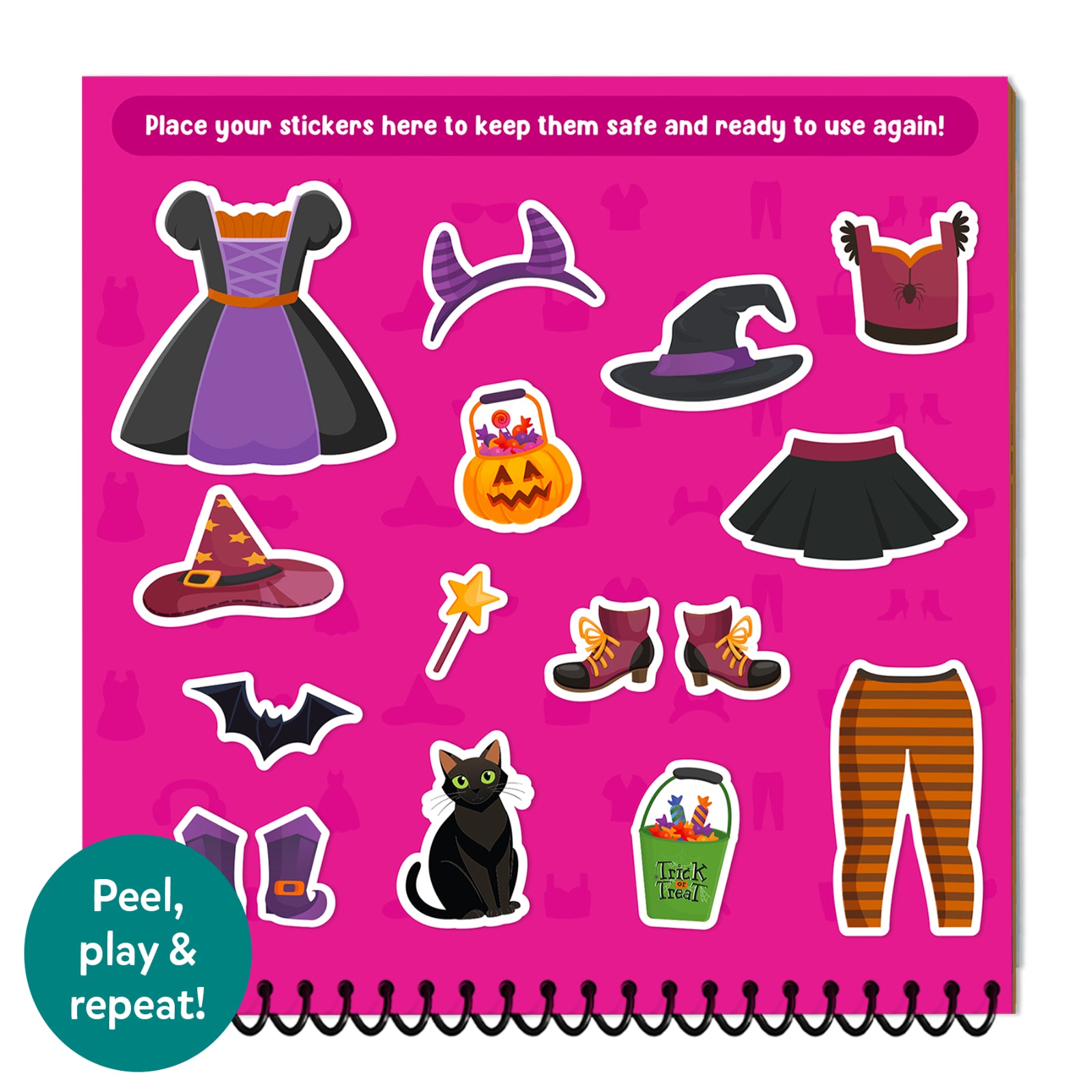 Peelies: Dress Up! | Reusable Sticker Activity Book (ages 3-7)