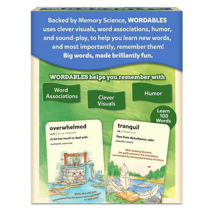 Wordables: Level 1 | Vocabulary Flash Cards (ages 8+)