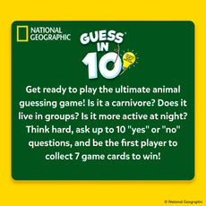 Guess in 10: National Geographic Animals | Trivia Card Game (ages 6+)