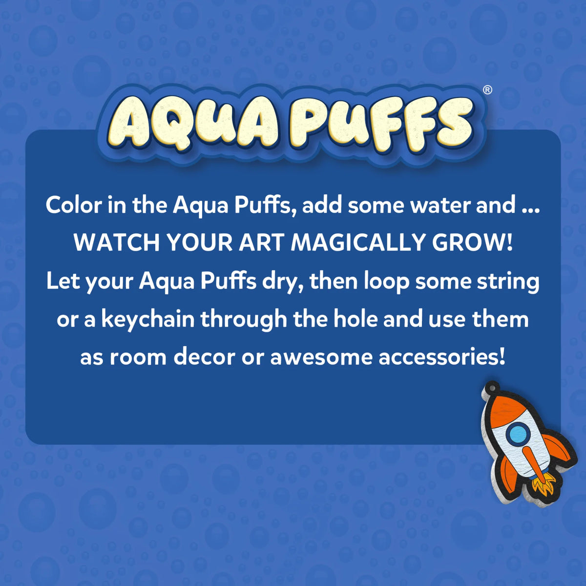 Aqua Puffs: Just Cool Things | 3D Art Kit (ages 4+)