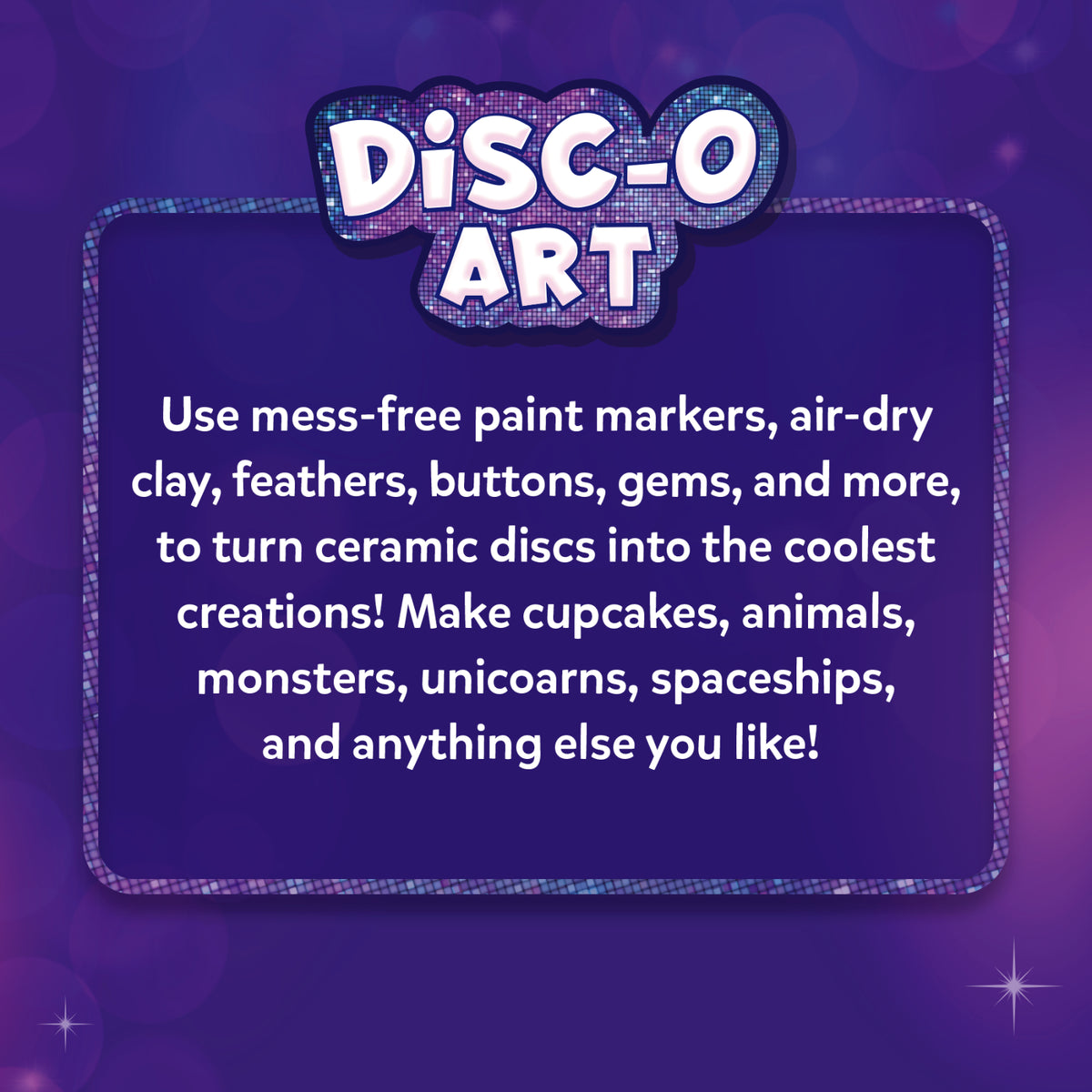 Disc-O Art | No Mess Art & Craft Activity (ages 4-12)