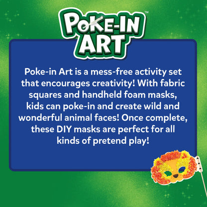 Poke-in Art Animal Masks | Mess-Free Art for Kids (ages 4-9)