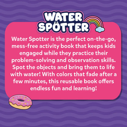 Water Spotter:Unicorns & Princesses | Reusable Search & Find Book (ages 4-8)