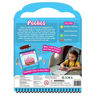 Peelies: Dessert Chef | Reusable Sticker Activity Book (ages 3-7)