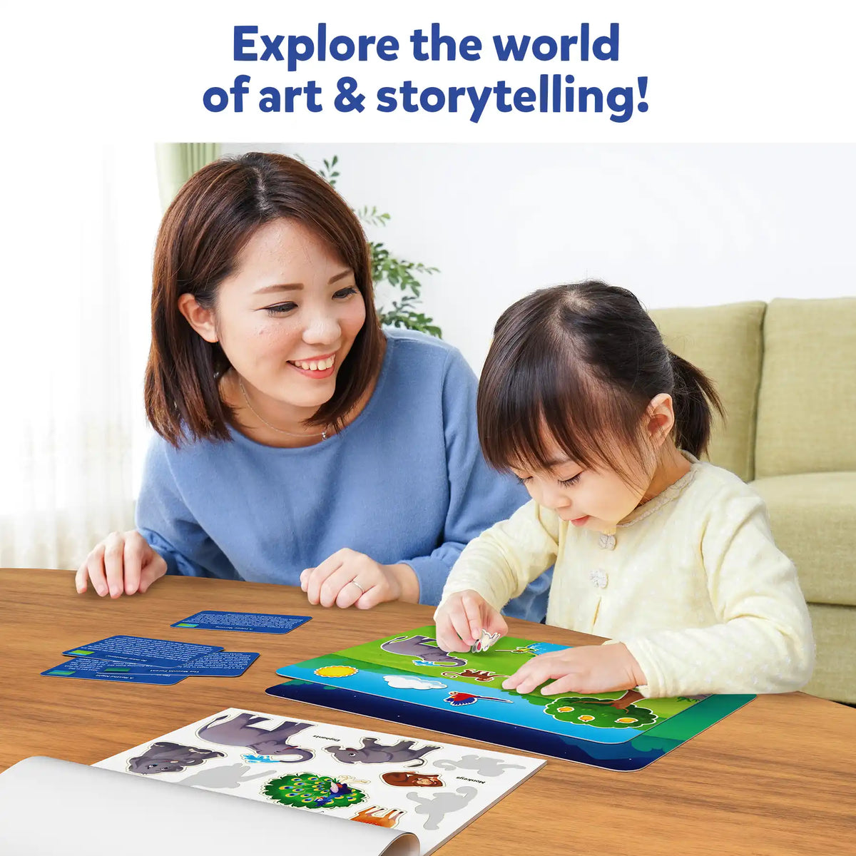 Sticker Story Adventure Sticker Stories - Animals Adventures (ages 3-7) – Skillmatics US