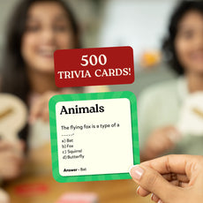 Trivia card featuring animal question from DiBS! Exciting Trivia Game for ages 8+