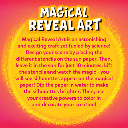 Magical Sun Art: Unicorn & Princess | Sun Paper Art Kit (ages 4-12)