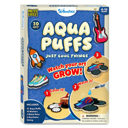 Aqua Puffs: Just Cool Things | 3D Art Kit (ages 4+)
