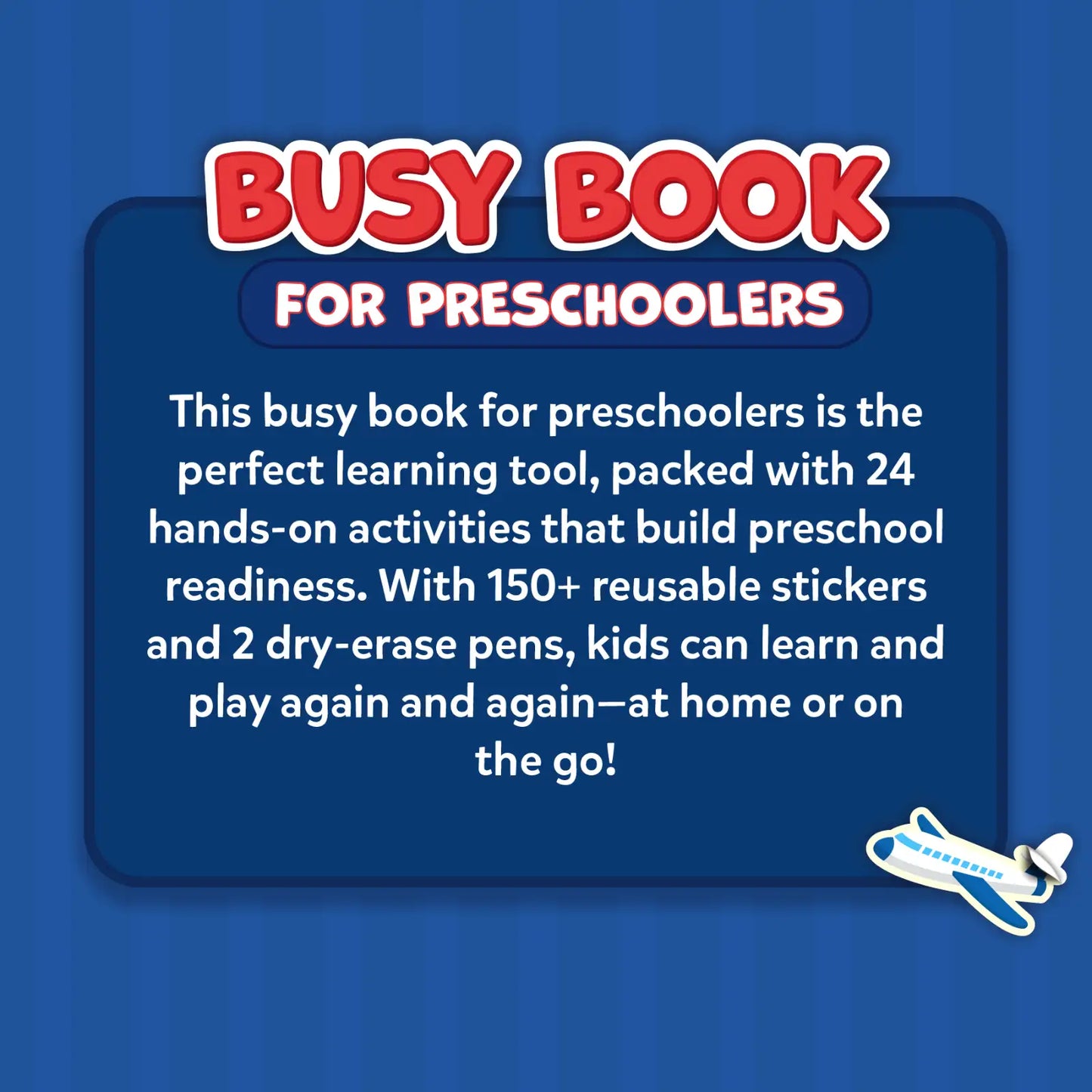 Skillmatics Montessori Busy Book for Toddlers – Preschool Learning Activities, 150+ Reusable Stickers