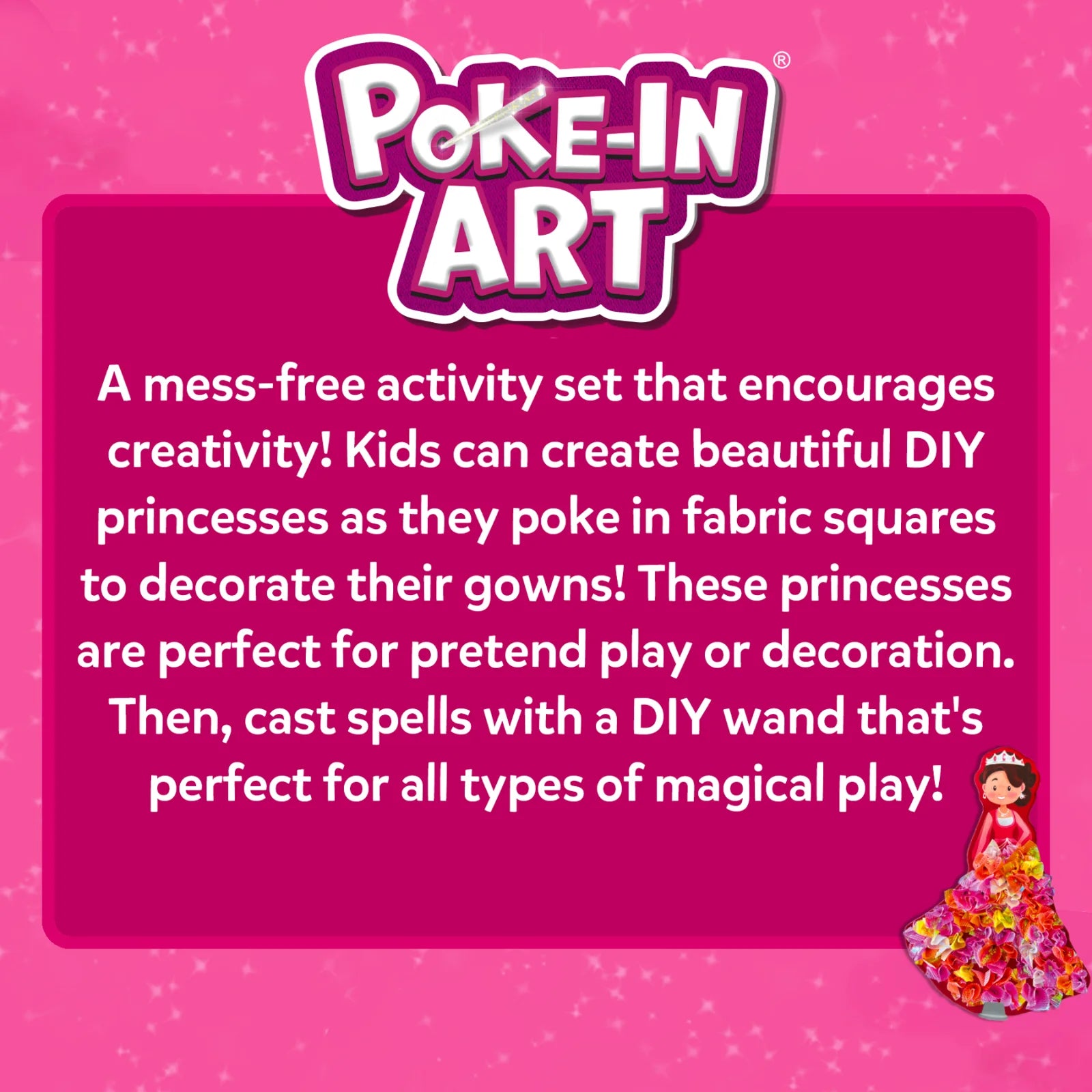 Poke-in Art: Magical Princesses | Mess-Free Art for Kids (ages 4-9)