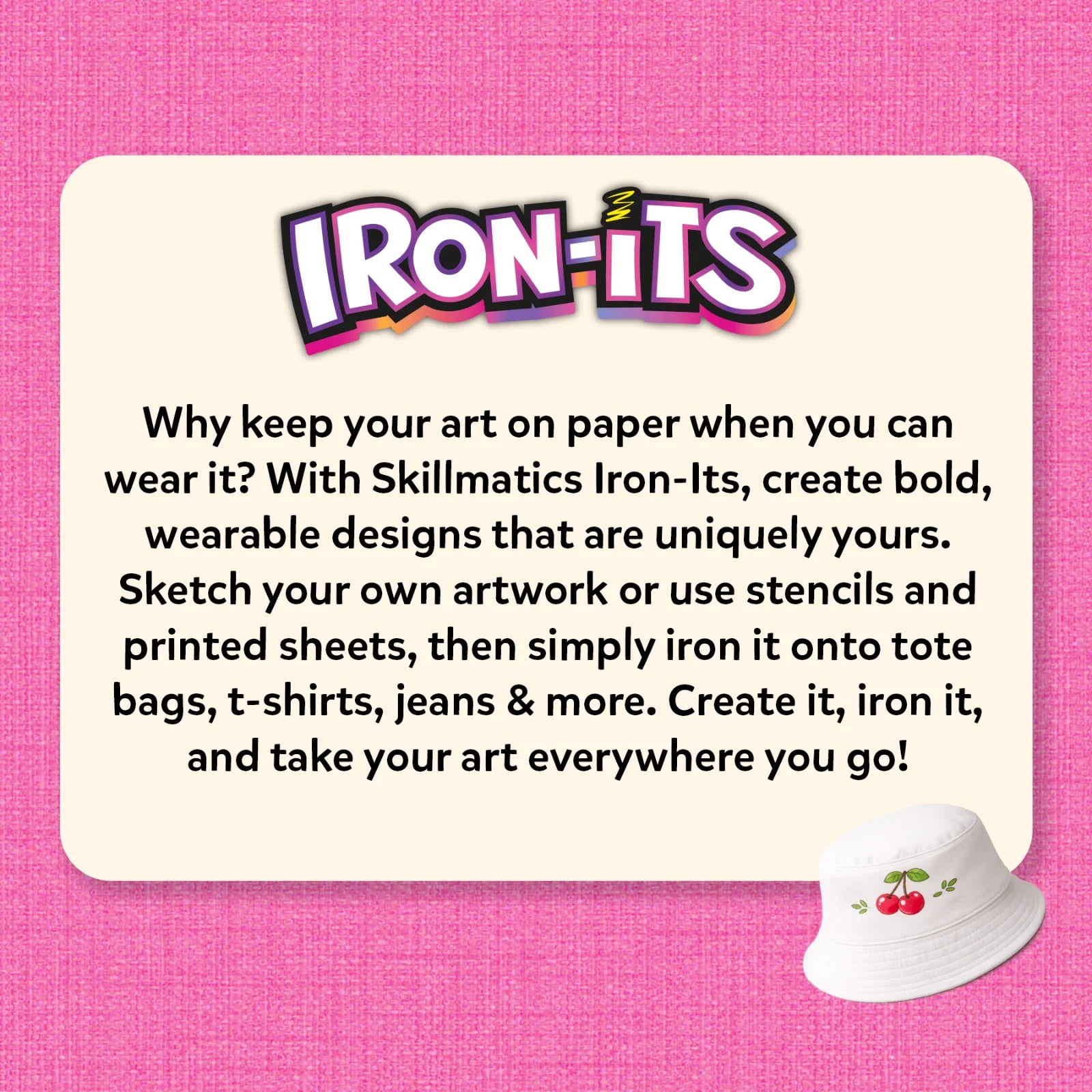 Iron-Its | DIY Fabric Art & Craft Kit (ages 7+)