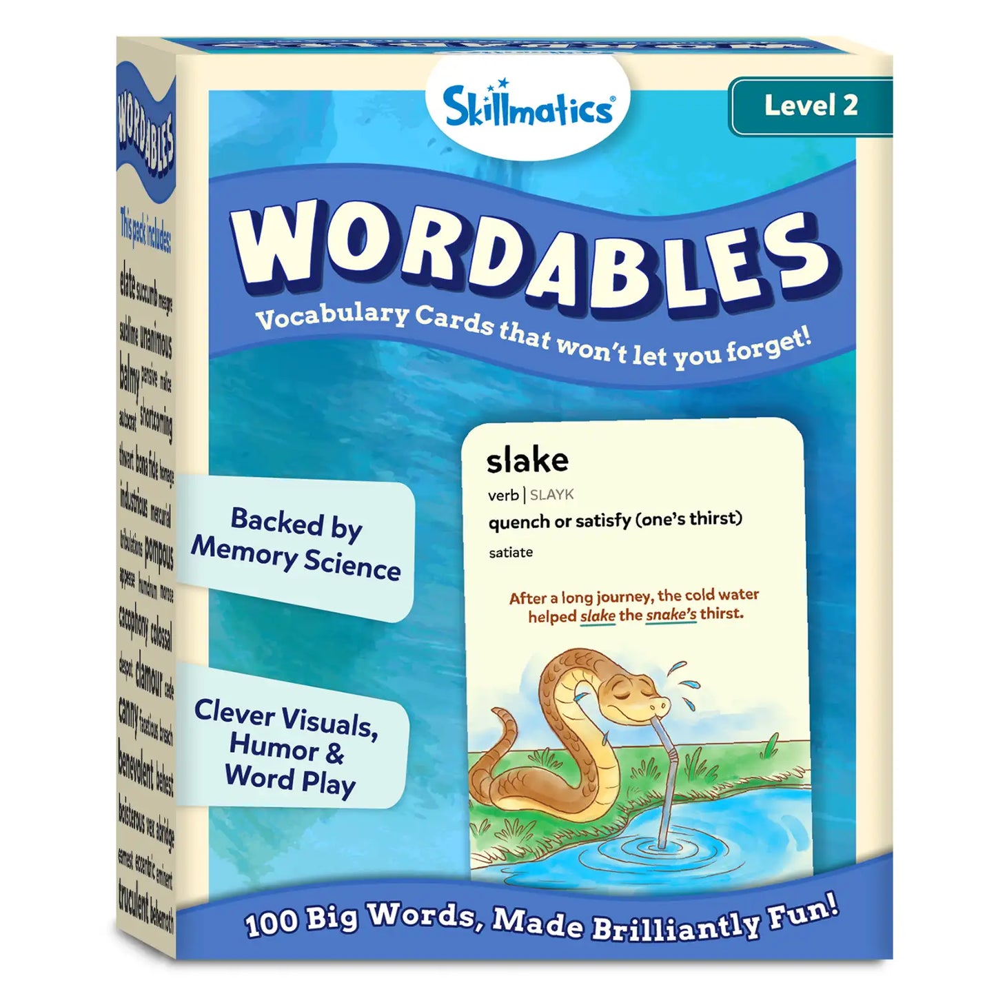 Wordables: Level 2 | Vocabulary Flash Cards (ages 10+)