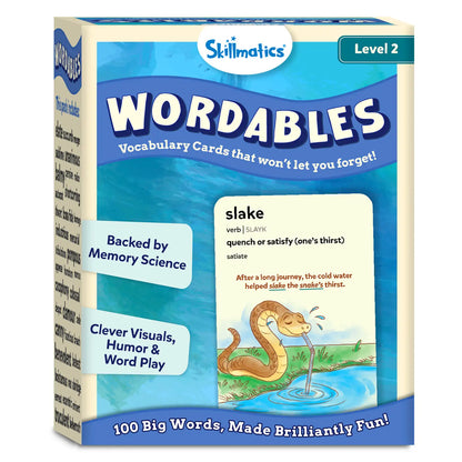 Wordables: Level 2 | Vocabulary Flash Cards (ages 10+)
