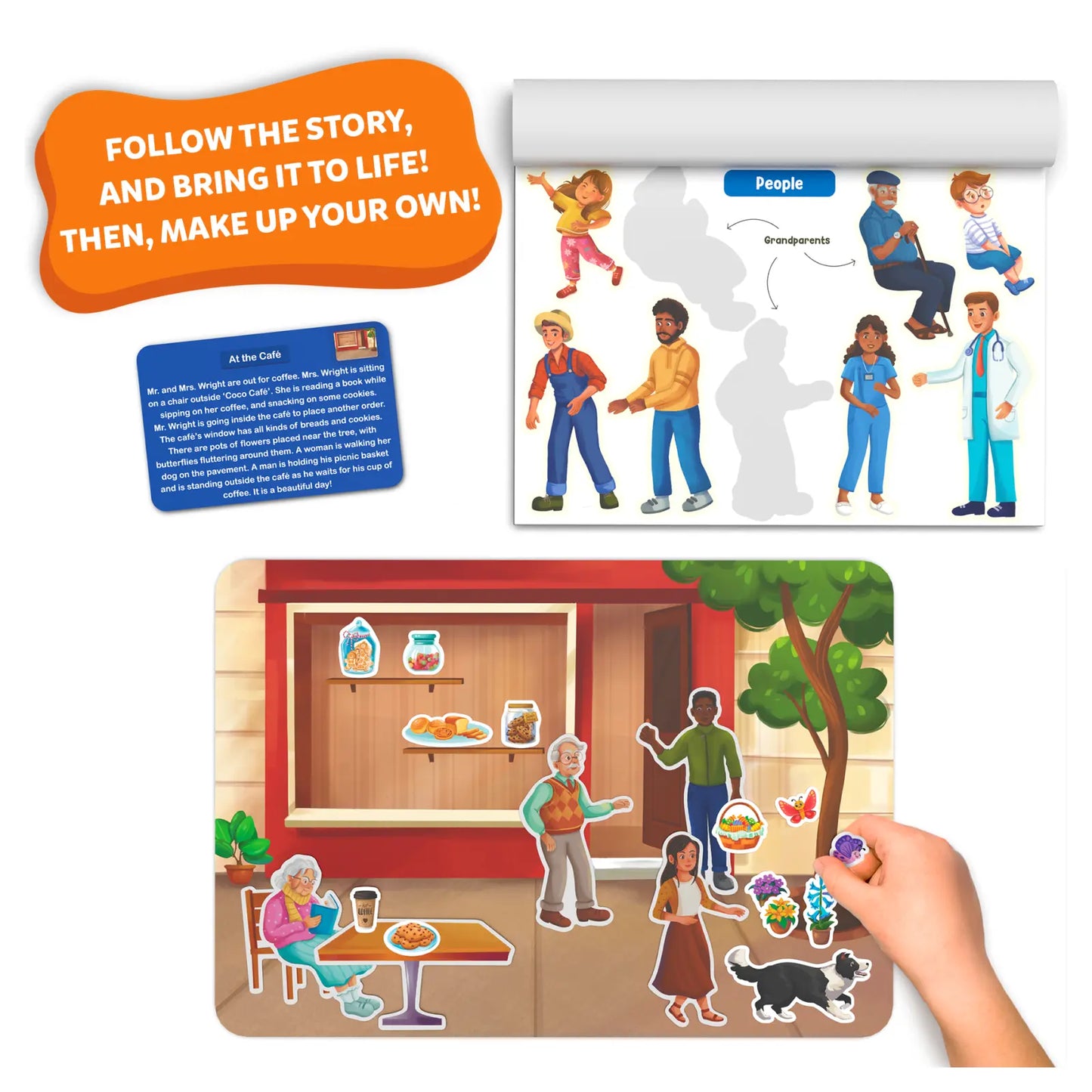 Sticker Stories - Adventure Around Town (ages 3-7)