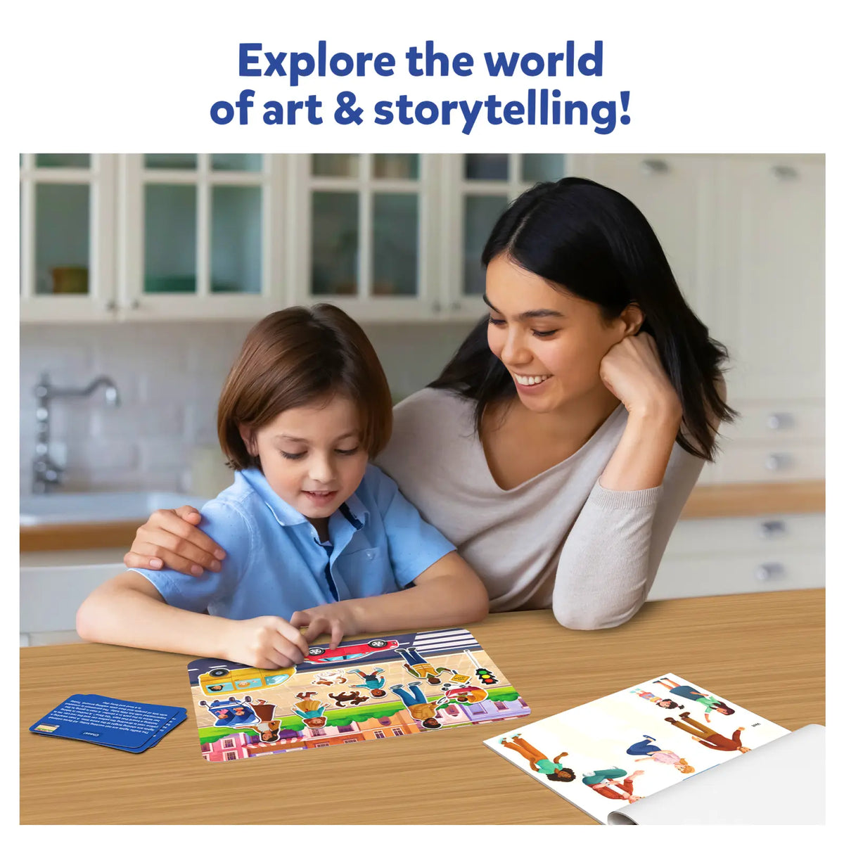 Sticker Story Adventure Sticker Stories - Adventure Around Town (ages 3-7) – Skillmatics US