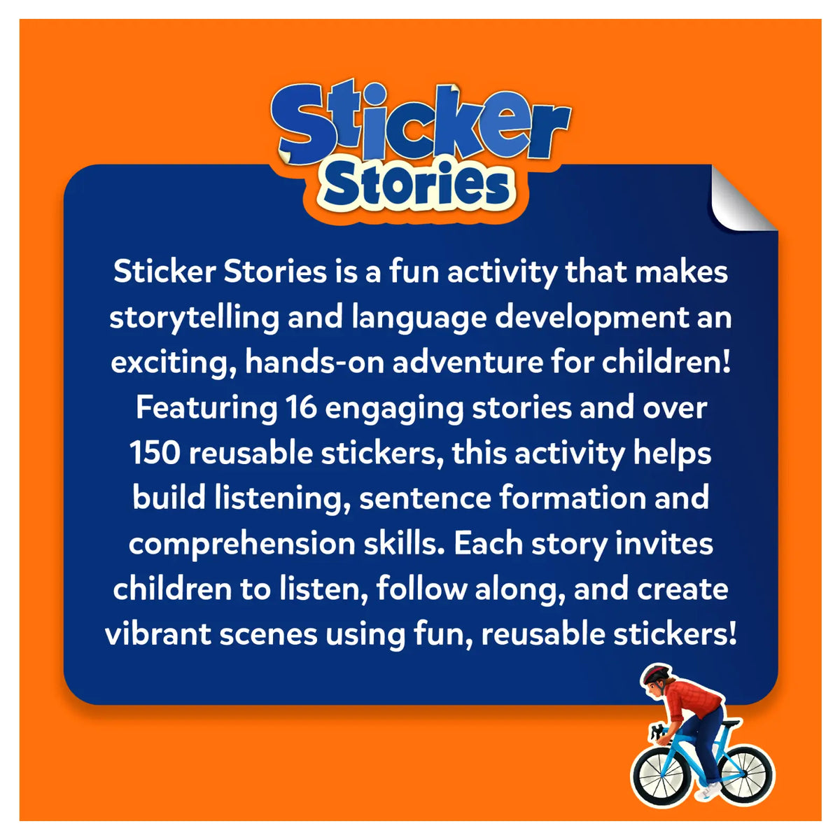 Sticker Story Adventure Sticker Stories - Adventure Around Town (ages 3-7) – Skillmatics US