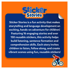 Sticker Stories educational activity from Sticker Stories Adventure Around Town for ages 3-7