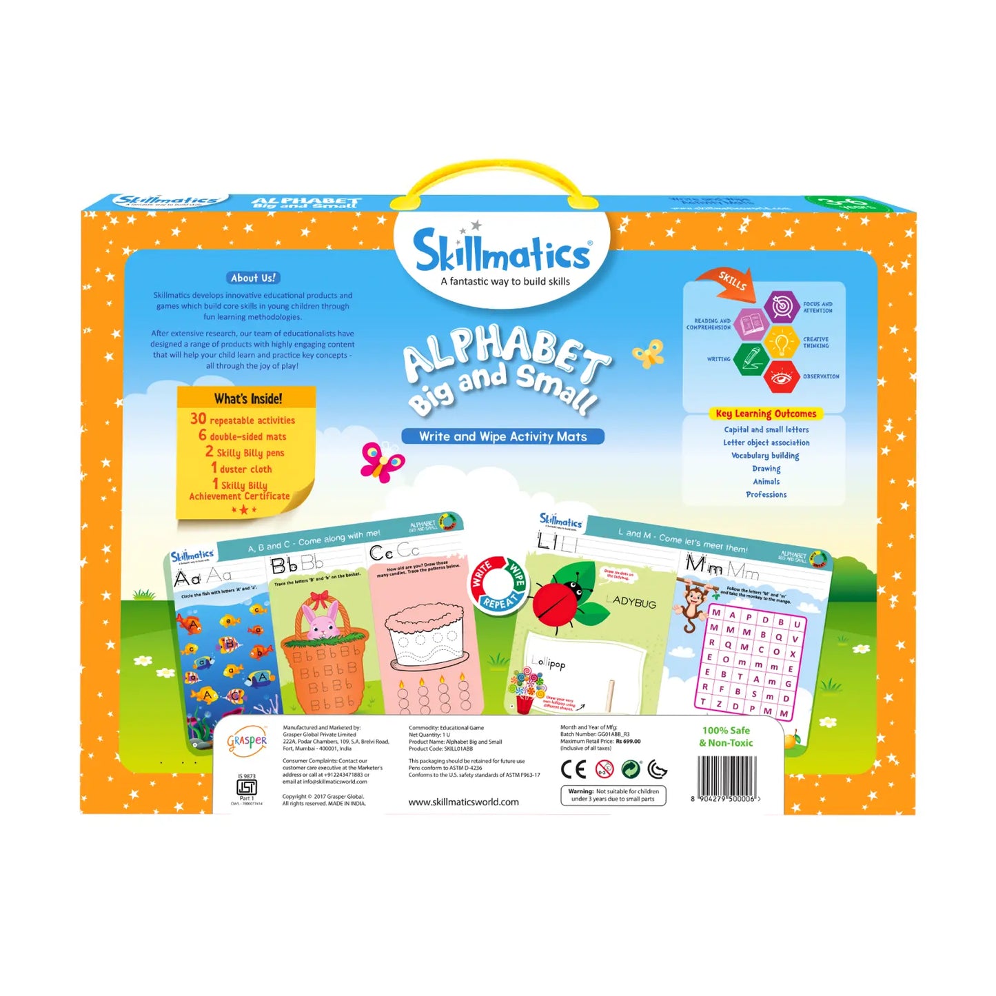 Alphabet Big and Small | Reusable Activity Mats (ages 3-6)
