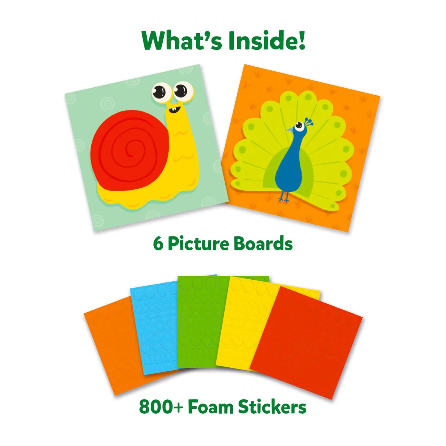 Foam sticker art kit from Fun with Foam Amazing Animals for ages 3-7