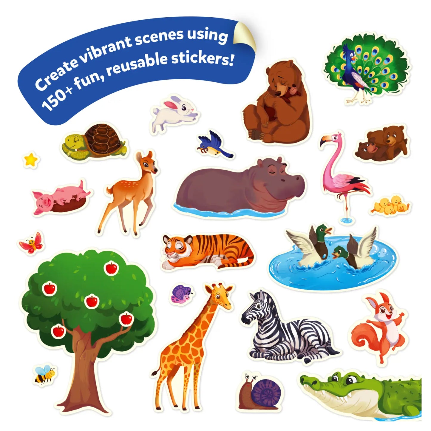 Sticker Stories - Animals Adventures (ages 3-7)