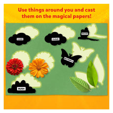 Magical Sun Art: Animals Sun Paper Art Kit showing magical paper casting with nature