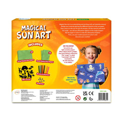 Magical Sun Art Animals Sun Paper Art Kit for kids ages 4 to 12 featuring creative sun prints