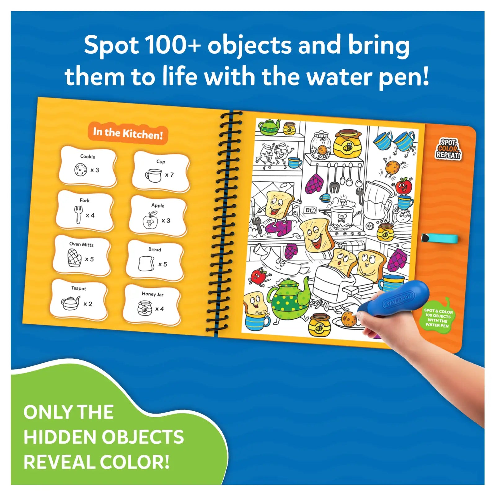 Water Spotter: Around The House | Reusable Search & Find Book (ages 4-8)