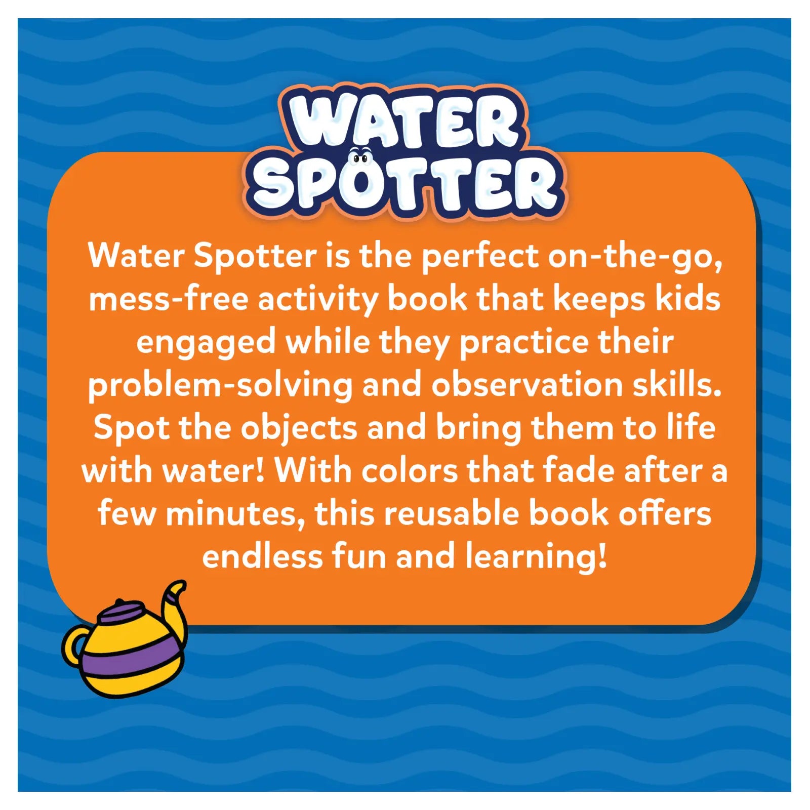 Water Spotter: Around The House | Reusable Search & Find Book (ages 4-8)