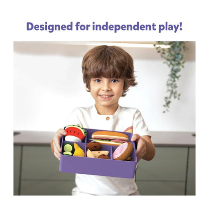 Purple Bento Box  Felt Pretend Play Food Items (ages 3-7) – Skillmatics