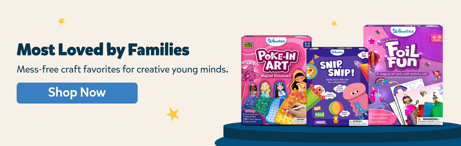 Bestsellers: Most Loved by Families. Discover mess-free Skillmatics craft favorites for creative young minds, including Poke-In Art Magical Princesses, Snip Snip, and Foil Fun Unicorns and Princesses. Shop Now.