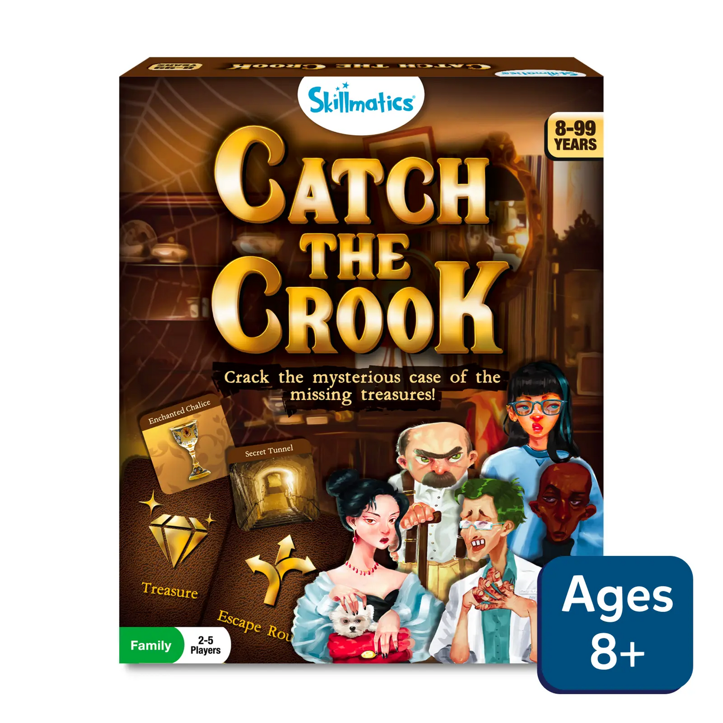 Catch The Crook | Strategy & mystery board game (ages 8+)