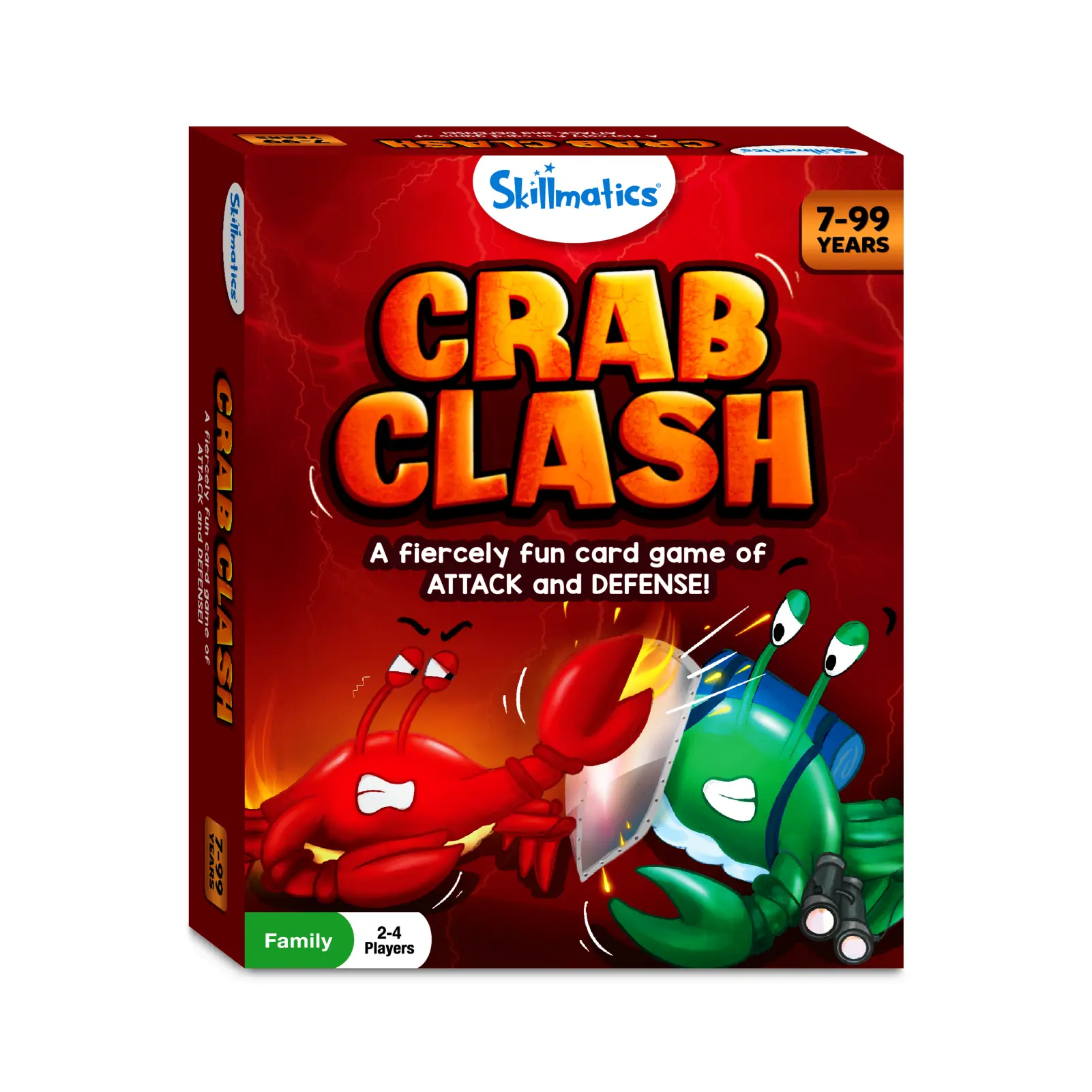 Crab Clash | Fierce Card Game of Attack and Defense (ages 7+)