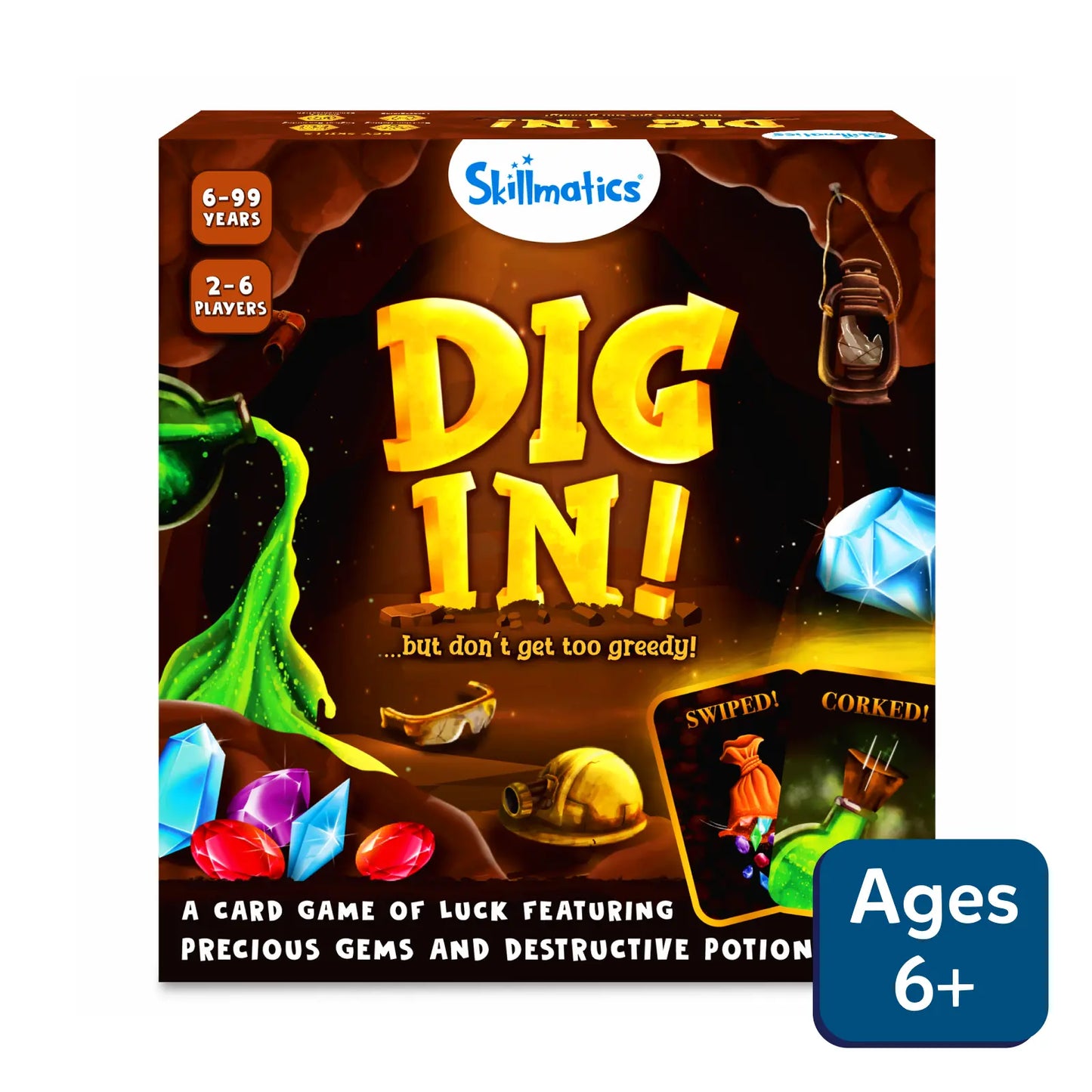 Dig In | Fun & Fast-paced Game of Luck (ages 6+)