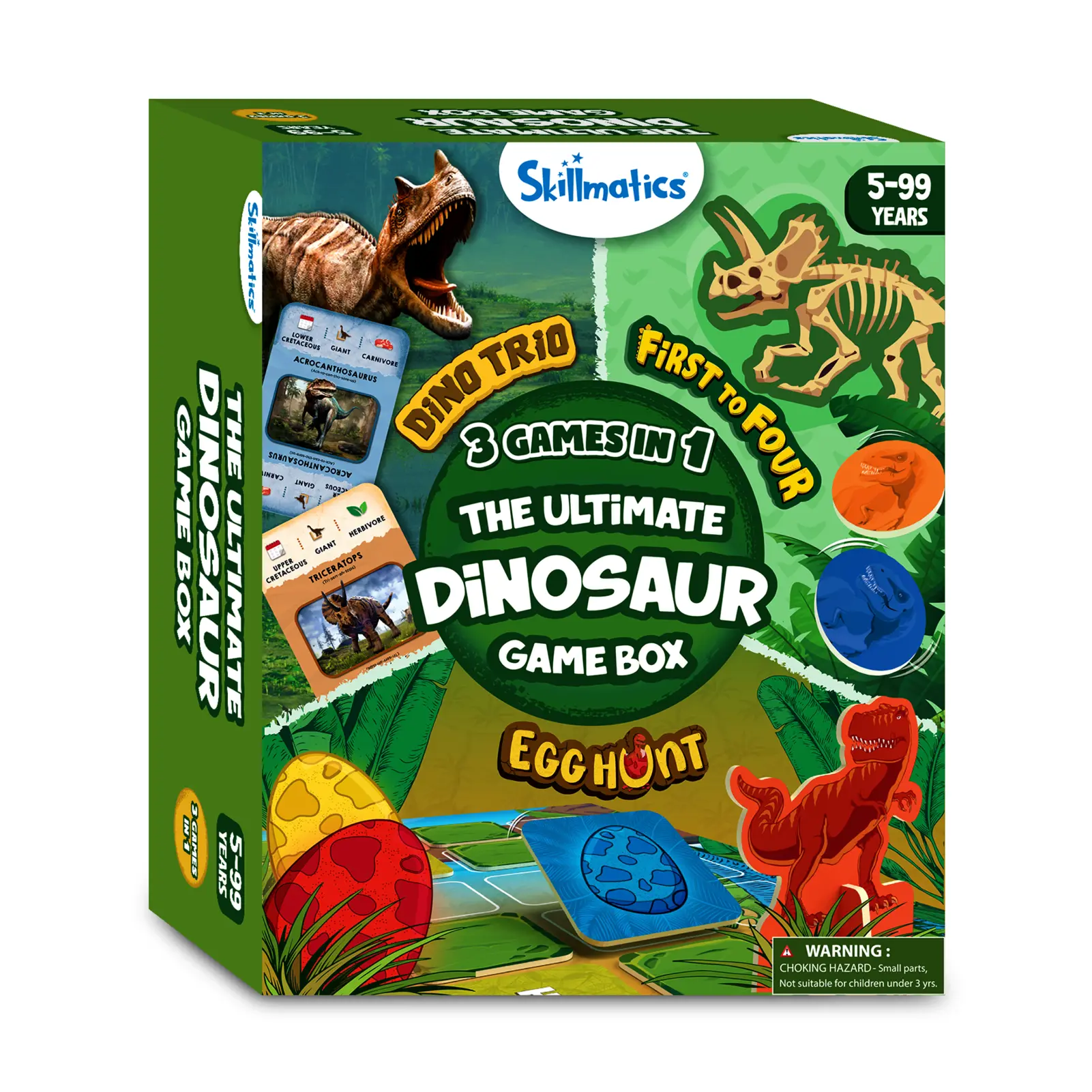 The Ultimate Dinosaur Game Box ages 5 Skillmatics