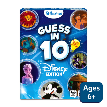 Guess in 10 Disney Edition game shown, perfect for Disney fans and trivia lovers