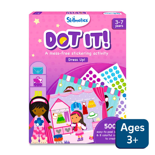 Dot it!: Dress Up | No mess sticker art (ages 3-7)