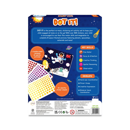Dot it!: Outer Space | No mess sticker art (ages 3-7)