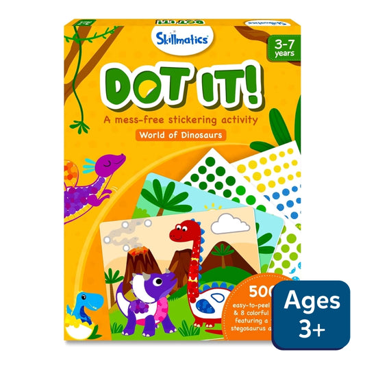 Dot it!: World of Dinosaurs | No mess sticker art (ages 3-7)
