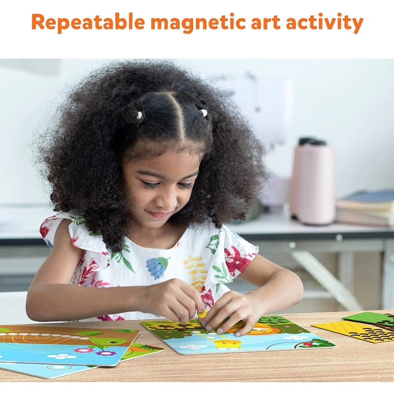Dot It with Magnets: Animal Planet | Repeatable Magnetic Art Activity (ages 3-7)