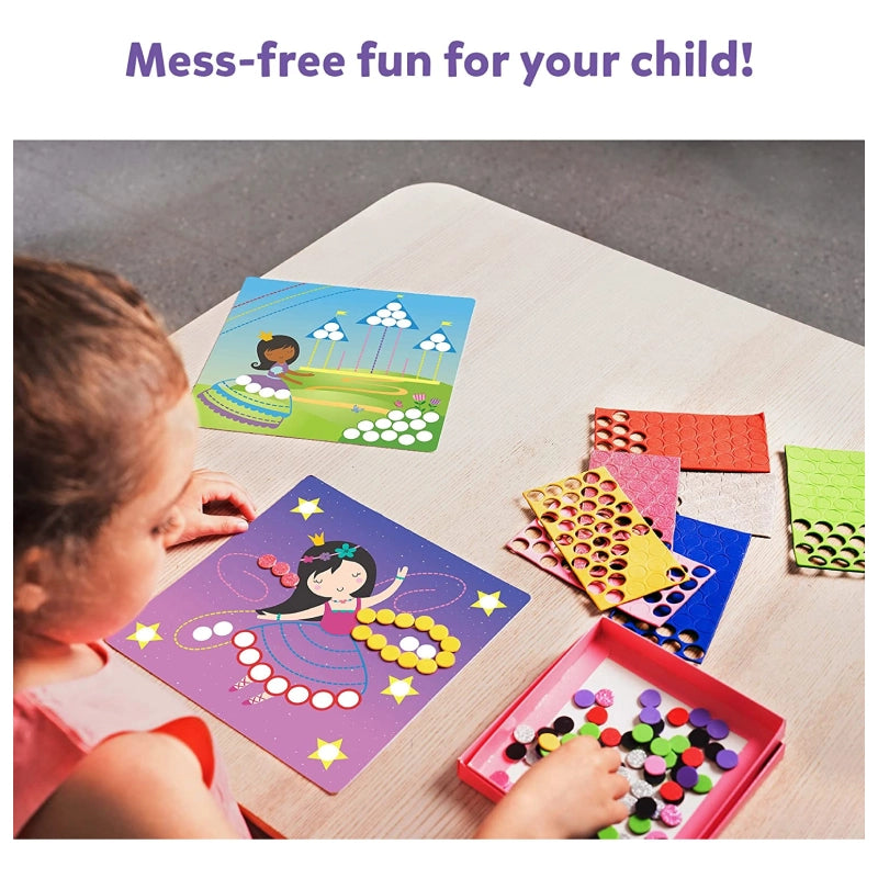 Dot It with Magnets: Unicorns & Princesses | Repeatable Magnetic Art Activity (ages 3-7)