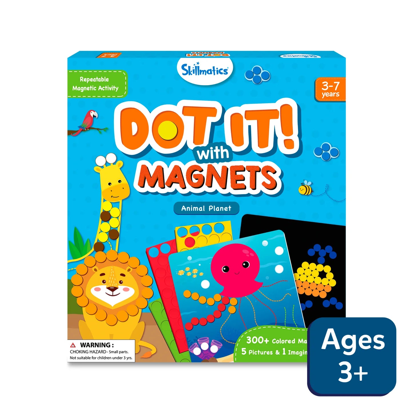 Dot It with Magnets: Animal Planet | Repeatable Magnetic Art Activity (ages 3-7)
