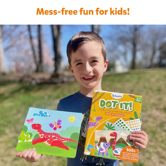 Dot it!: World of Dinosaurs | No mess sticker art (ages 3-7)