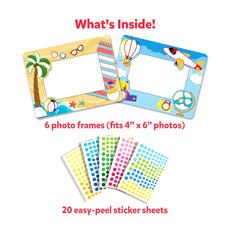 Photo frame and sticker set from Dot it! No mess sticker art for ages 3-7